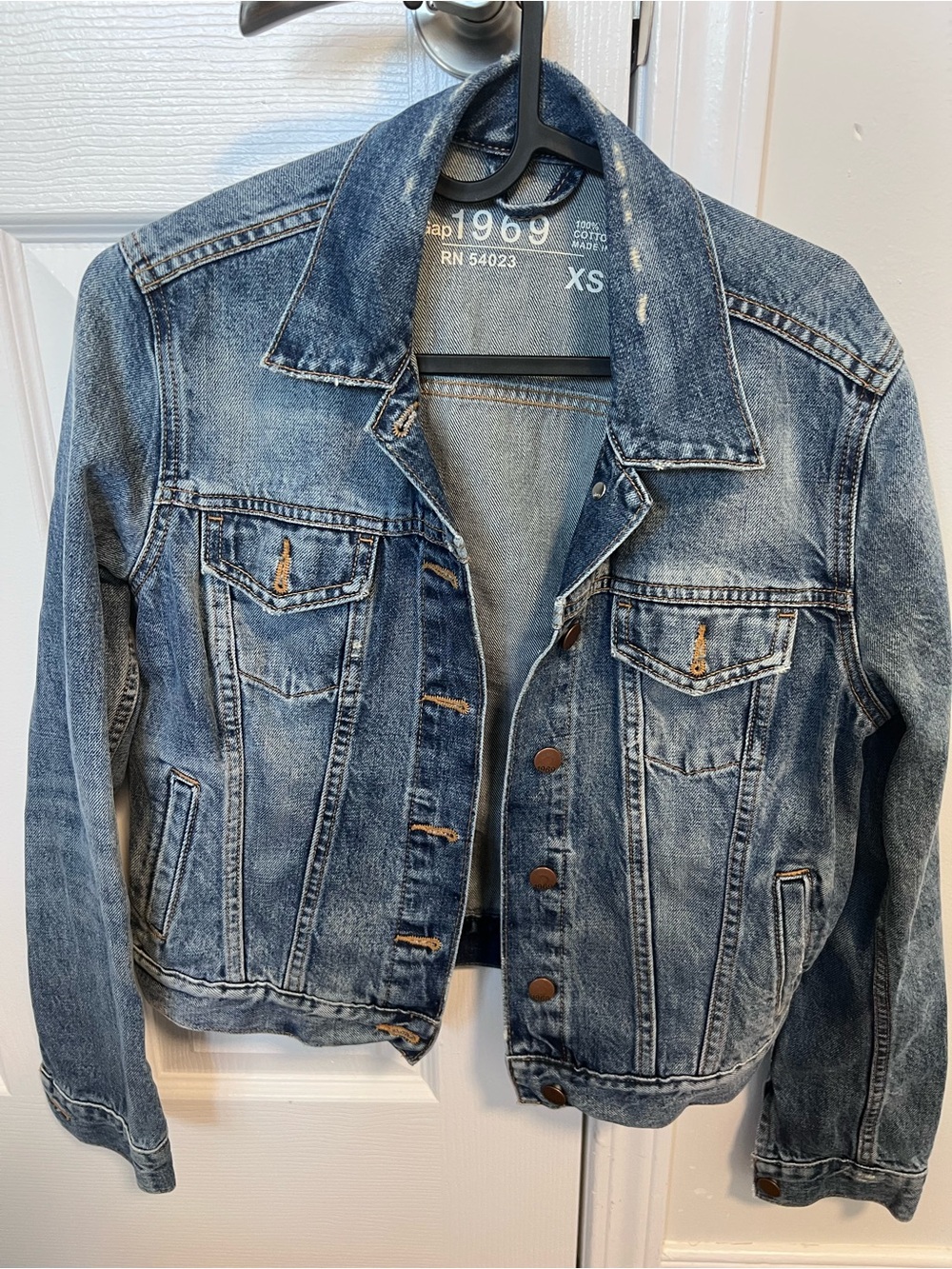 GAP Light Blue Denim Jacket XS ，NEW